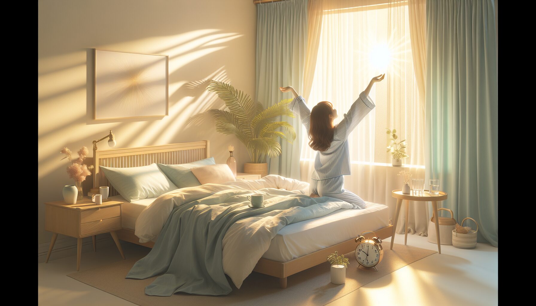 新生活の睡眠不足を解消する方法を紹介するブログのアイキャッチ画像