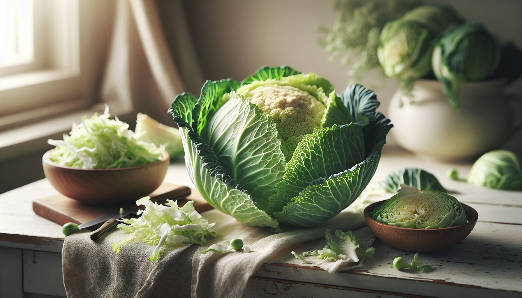 春キャベツの栄養と効能・食べ方を解説するブログ記事のアイキャッチ画像